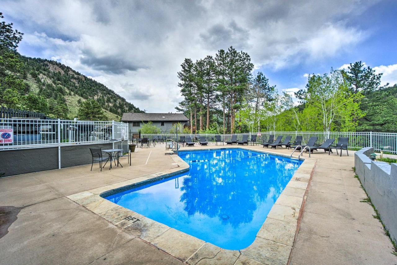 Estes Park Condo Rental Balcony With River Views! Exteriér fotografie