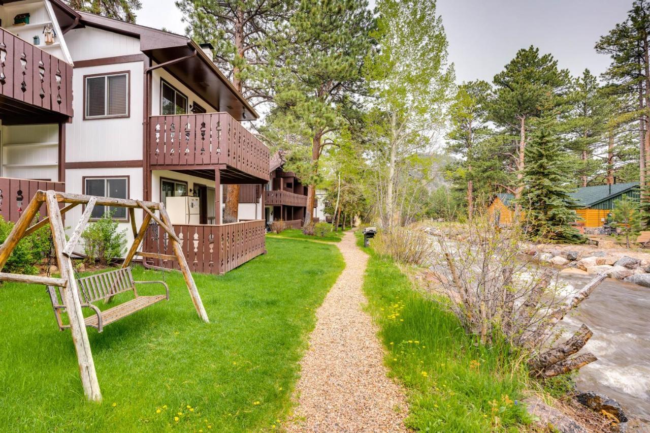 Estes Park Condo Rental Balcony With River Views! Exteriér fotografie